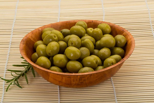 Green olives — Stock Photo, Image