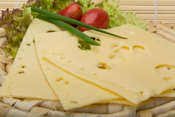 Maasdam cheese — Stock Photo, Image