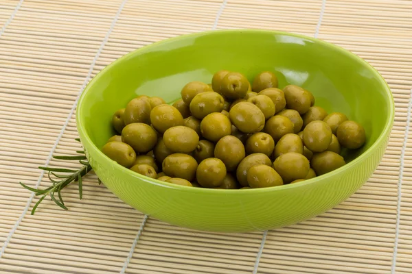 Green olives — Stock Photo, Image