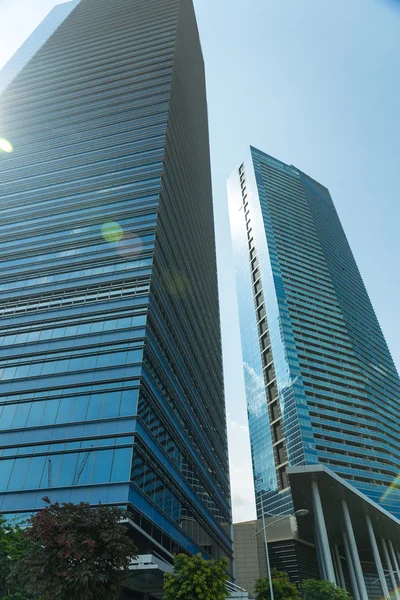 Buildings in Singapore skyline — Stock Photo, Image