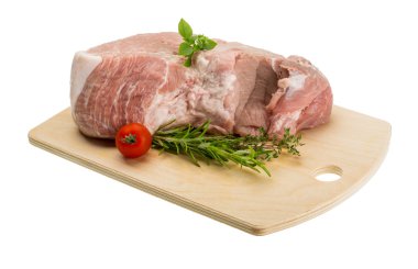 pişmemiş domuz eti