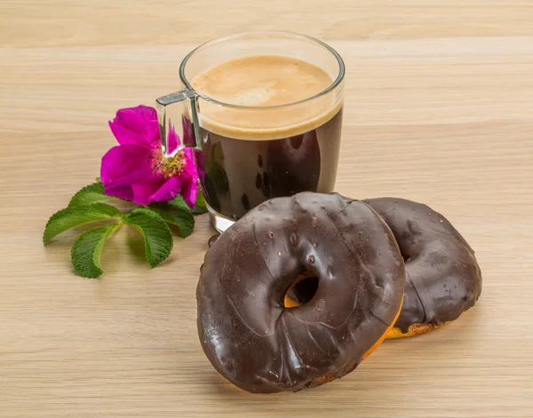 Chocolate donuts — Stock Photo, Image