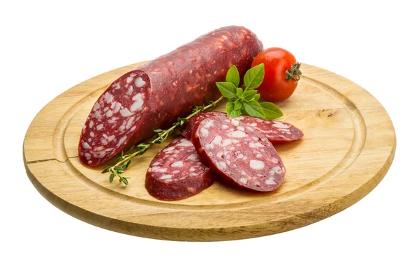 Salami sausages — Stock Photo, Image