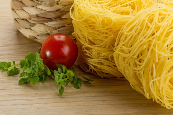 Pasta per tagliatelle — Foto Stock