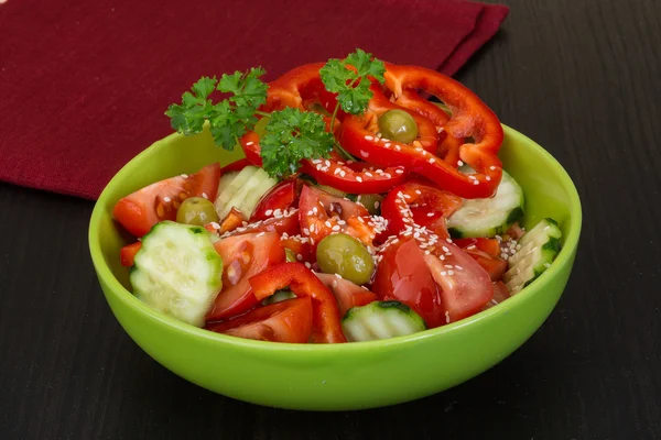 Ensalada con tomate — Foto de Stock