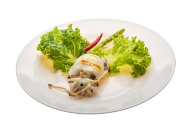 ızgara mürekkep balığı