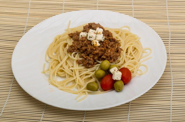 Bolognese pasta — Stock Photo, Image