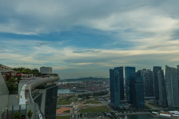 Vista del horizonte de la ciudad de Singapur —  Fotos de Stock