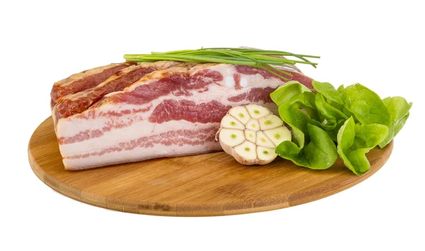 Bacon on the board — Stock Photo, Image