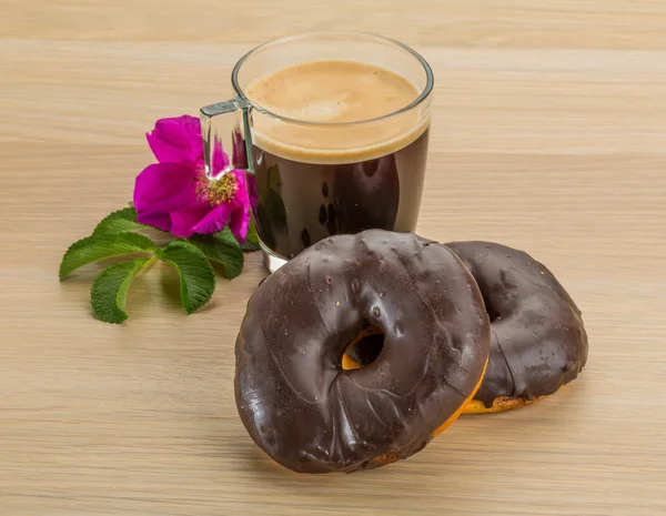 Chocolate donuts — Stock Photo, Image