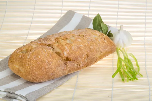 İtalyan ekmeği ciabatta — Stok fotoğraf