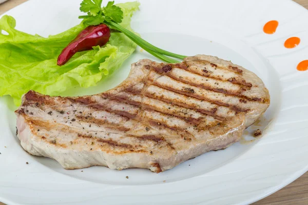 Gegrilde t-bone steak — Stockfoto