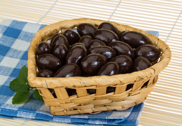Almendra en chocolate —  Fotos de Stock