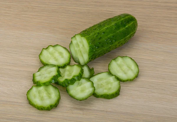 Sliced fresh  cucumber — Stock Photo, Image