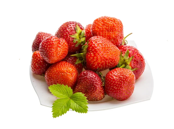 Strawberry in the bowl — Stock Photo, Image