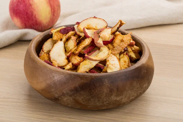 Äpple chips — Stockfoto