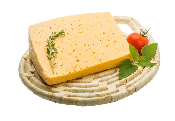 Cheese with thyme — Stock Photo, Image