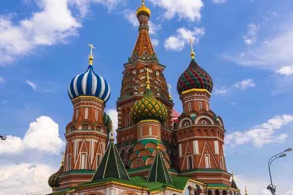 Tempio di San Basilio a Mosca — Foto Stock