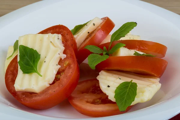 Ensalada de Caprese con tomate — Foto de Stock