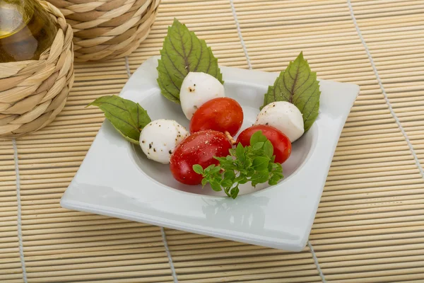 Caprese salatası — Stok fotoğraf