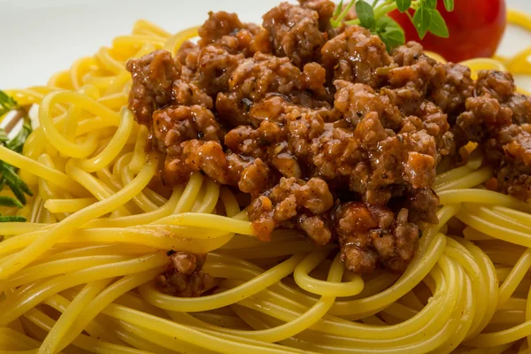 Spaghetti bolognais — Photo