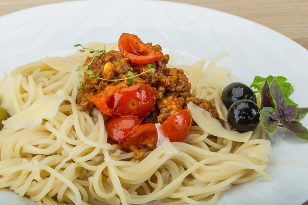 Pasta bolognese — Stock Photo, Image