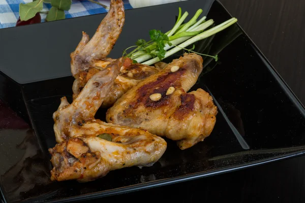 Roasted chicken wings — Stock Photo, Image