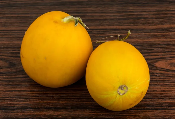 Small yellow melon — Stock Photo, Image