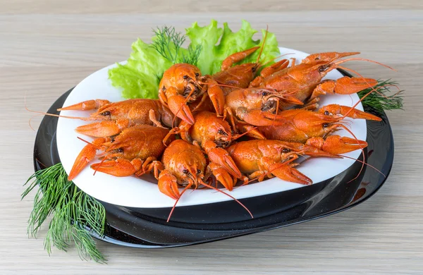 Boiled crayfish — Stock Photo, Image