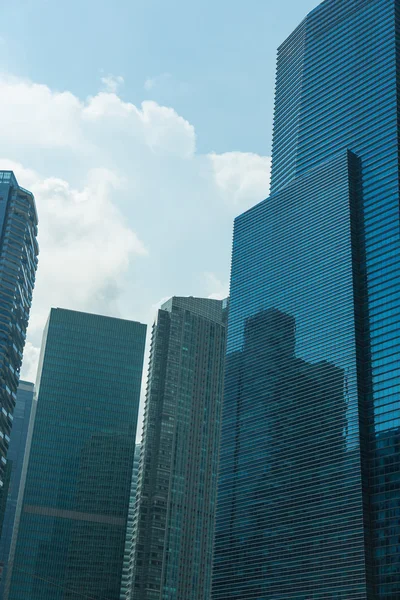 Buildings in Singapore skyline — Stock Photo, Image