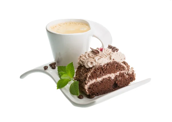 Coffee with cake — Stock Photo, Image