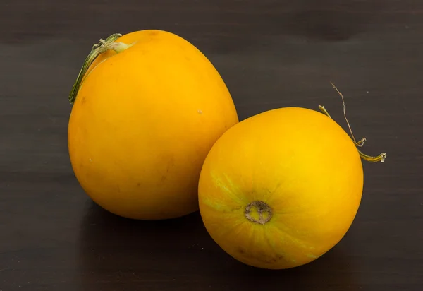 Mały żółty melon — Zdjęcie stockowe