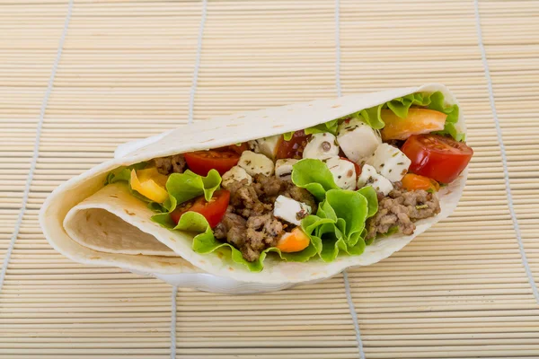 Fläsk tortilla — Stockfoto