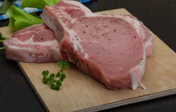 Raw t-bone steak — Stock Photo, Image