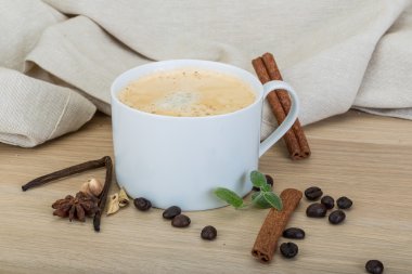 kahve çekirdekleri ile