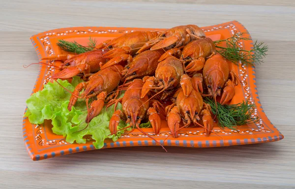 Boiled crayfish — Stock Photo, Image