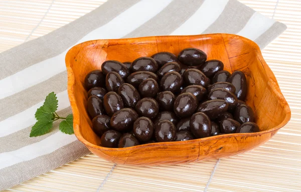 Almendra en chocolate —  Fotos de Stock