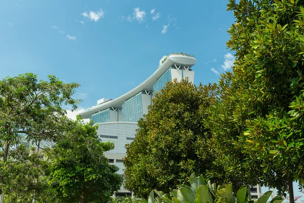 Marina Bay Sands в Сингапуре. — стоковое фото