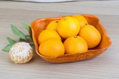 Mandalina kabın içinde