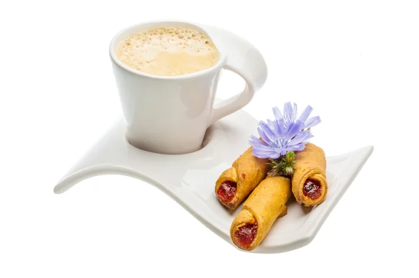 Café con pastelería —  Fotos de Stock