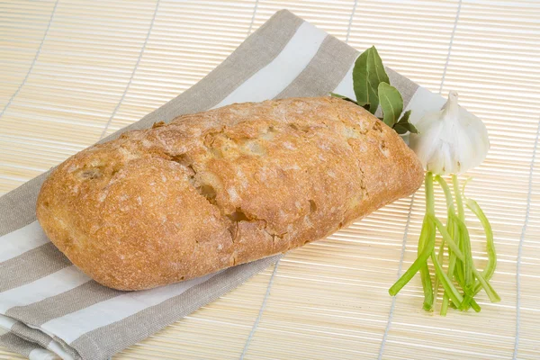Italian bread ciabatta — Stock Photo, Image