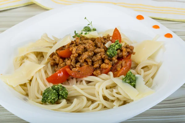 Pasta bolognese — Stock Photo, Image