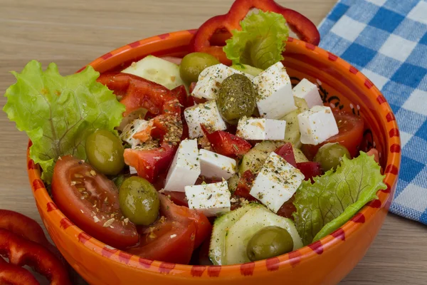 Griechischer Salat — Stockfoto