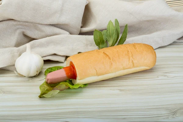 French hot dog — Stock Photo, Image