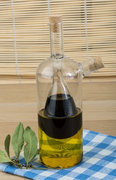 Vinagre y aceite de oliva — Foto de Stock