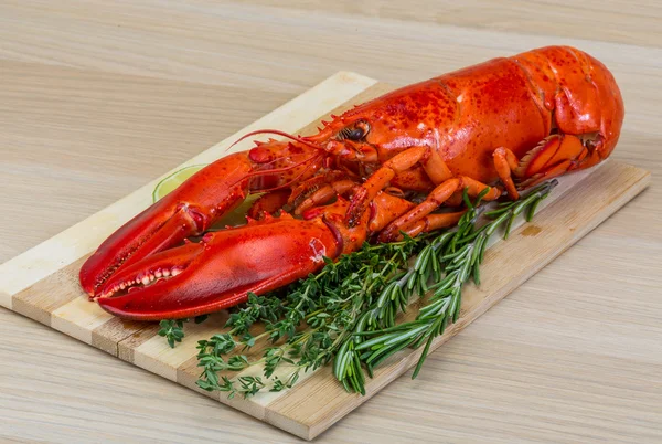 Red boiled lobster — Stock Photo, Image