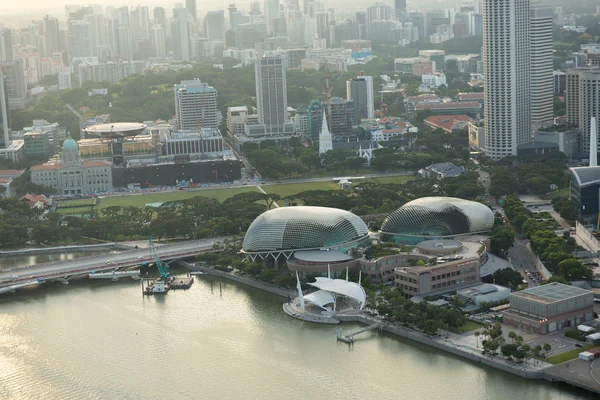 Vue sur la ville singapore skyline — Photo