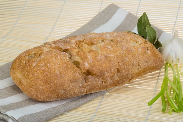 Italienisches Brot ciabatta — Stockfoto