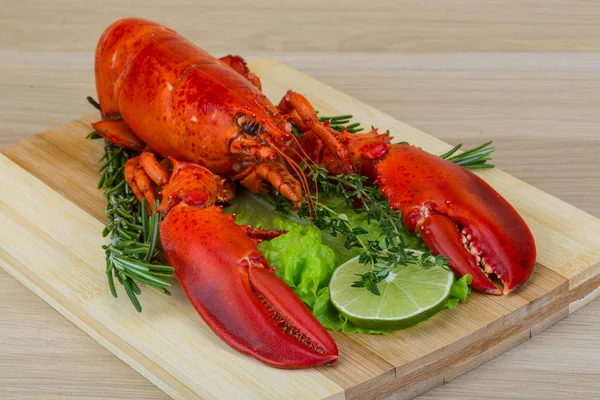 Red boiled lobster — Stock Photo, Image