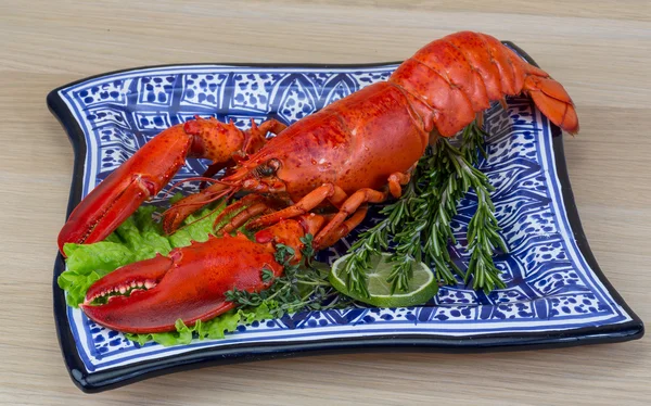 Red boiled lobster — Stock Photo, Image